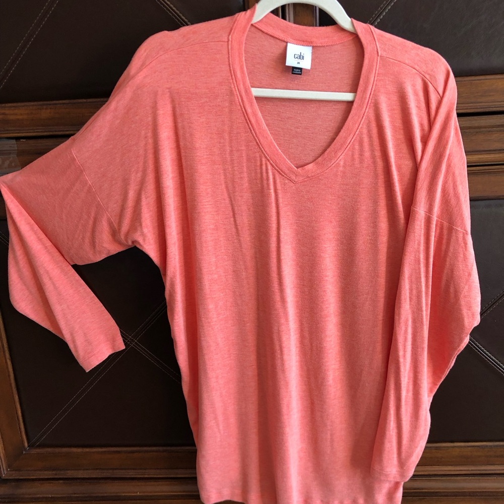Cabi Serenity Tee, Women’s size M, Peach color